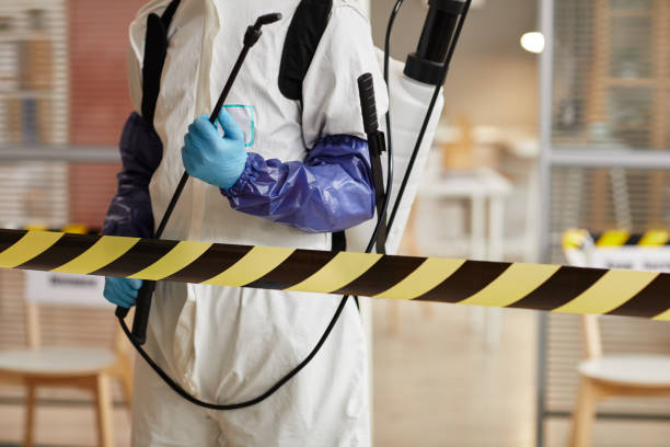 Professional Biohazard Cleanup technician working in Soda Springs, ID